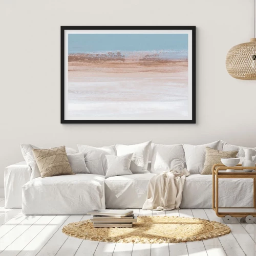 Poster in black frame - Ambiguous Landscape - 70x50 cm