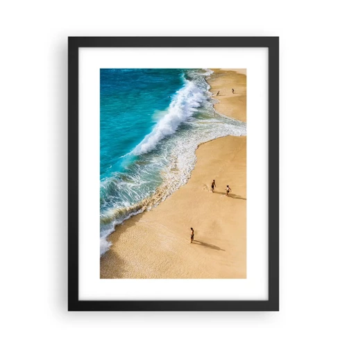 Poster in black frame - And Next the Sun, Beach… - 30x40 cm