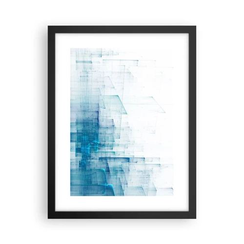 Poster in black frame - And There Was Space - 30x40 cm