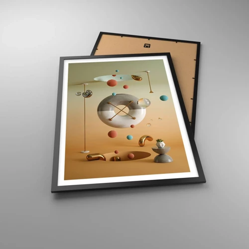 Poster in black frame - Anything Can Happen - 50x70 cm