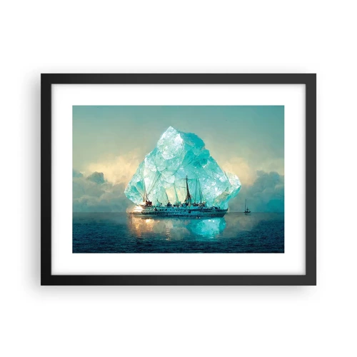 Poster in black frame - Arctic Diamond - 40x30 cm