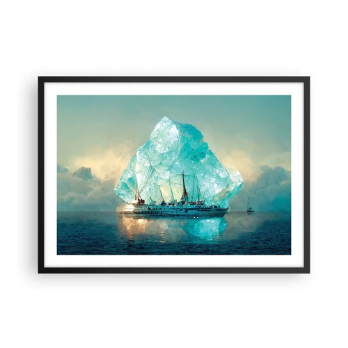 Poster in black frame - Arctic Diamond - 70x50 cm