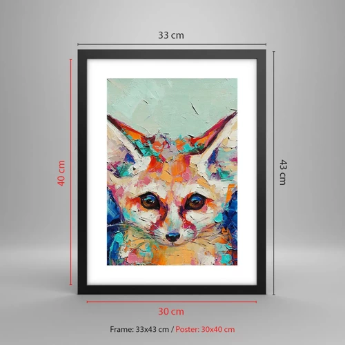 Poster in black frame - Are You Ready for Me? - 30x40 cm