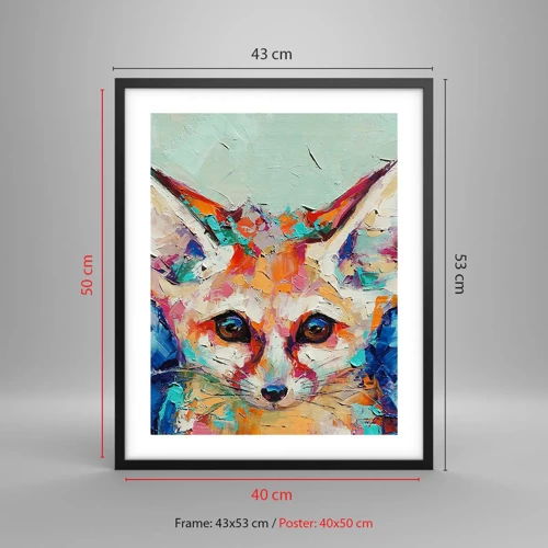 Poster in black frame - Are You Ready for Me? - 40x50 cm