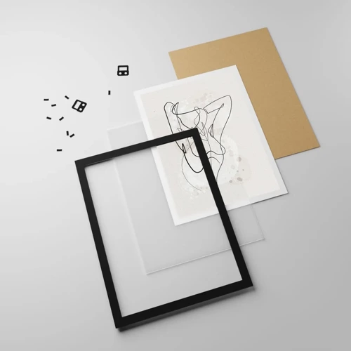 Poster in black frame - Art of Seduction - 61x91 cm