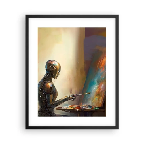 Poster in black frame - Art of the Future - 40x50 cm