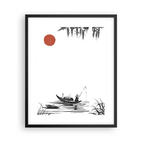 Poster in black frame - Asian Afternoon - 40x50 cm
