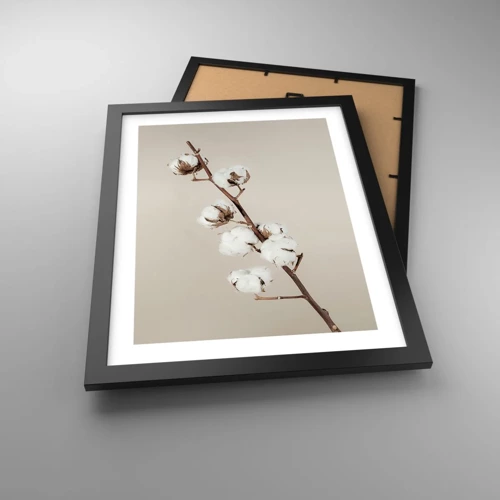 Poster in black frame - At the Heart of Softness - 30x40 cm