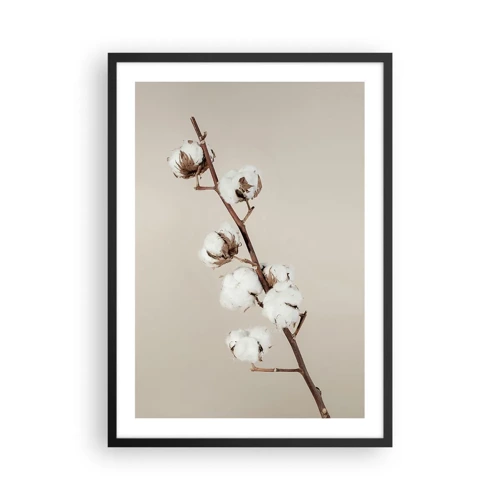 Poster in black frame - At the Heart of Softness - 50x70 cm