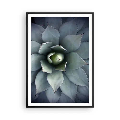 Poster in black frame - Attracts and Warns - 70x100 cm