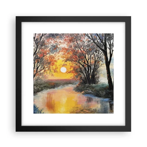 Poster in black frame - Autumn Impressions - 30x30 cm