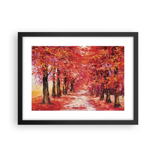 Poster in black frame - Autumnal Impression - 40x30 cm