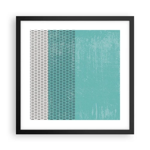 Poster in black frame - Balanced Composition - 40x40 cm