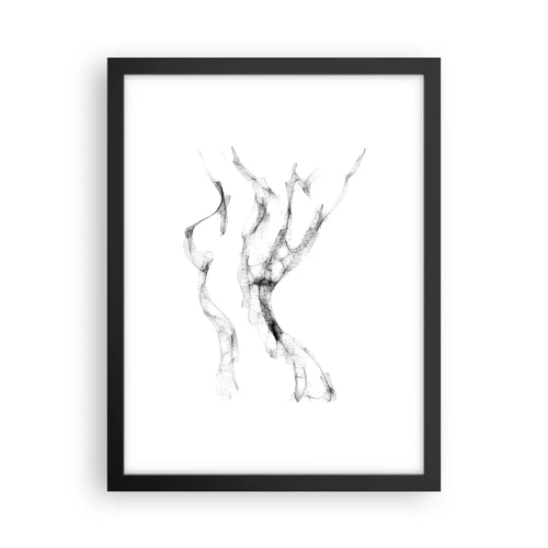 Poster in black frame - Beautiful and Strong - 30x40 cm