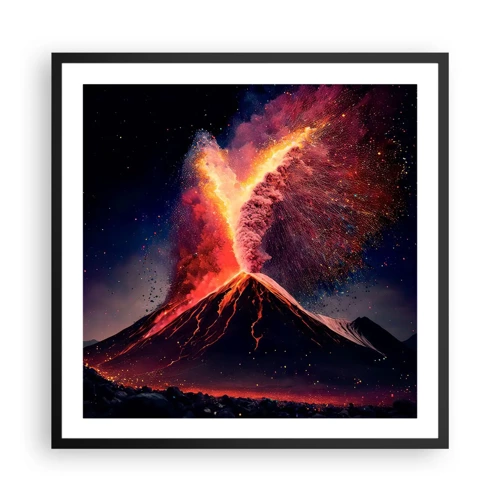 Poster in black frame - Beauty and Threat - 60x60 cm