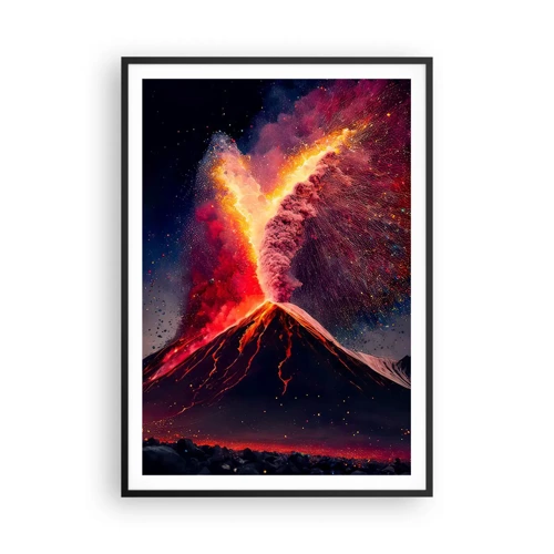 Poster in black frame - Beauty and Threat - 70x100 cm