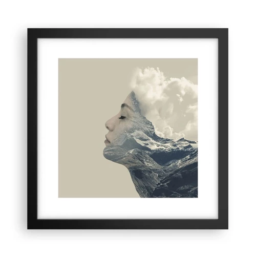 Poster in black frame - Beauty of Elements - 30x30 cm