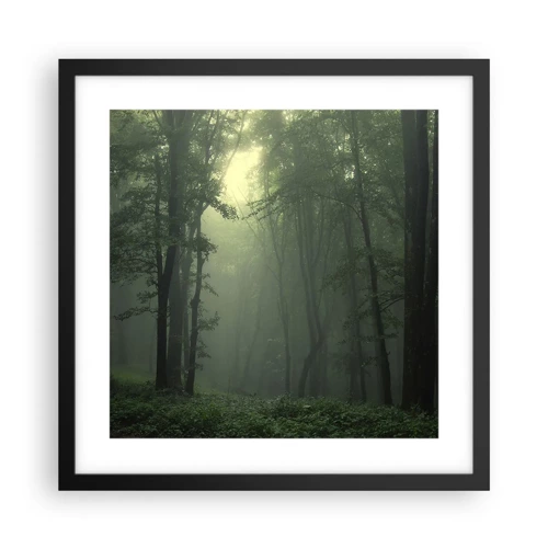 Poster in black frame - Before It Wakes Up - 40x40 cm