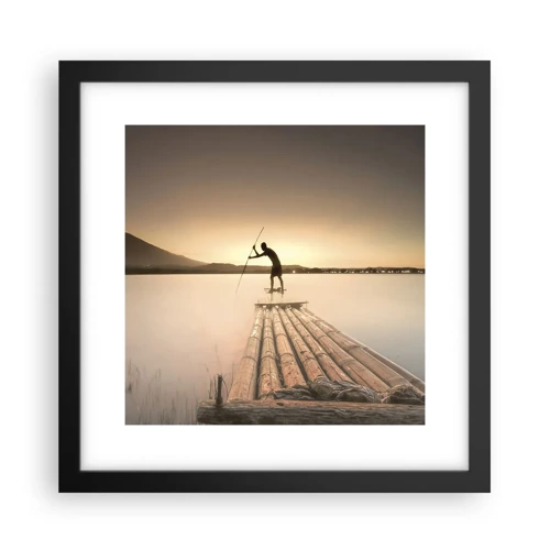 Poster in black frame - Before Rest - 30x30 cm