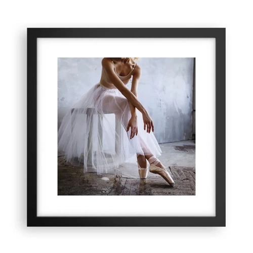 Poster in black frame - Before the Ramp Lights Are On - 30x30 cm