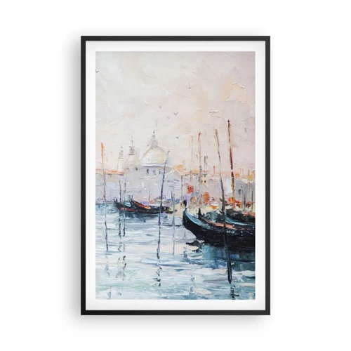 Poster in black frame - Behind Water behind Fog - 61x91 cm