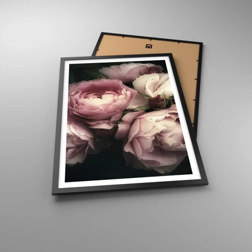 Poster in black frame - Belle Epoque Charm - 50x70 cm