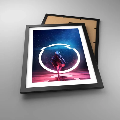 Poster in black frame - Between Worlds - 30x40 cm