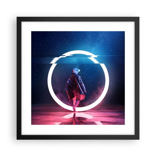 Poster in black frame - Between Worlds - 40x40 cm