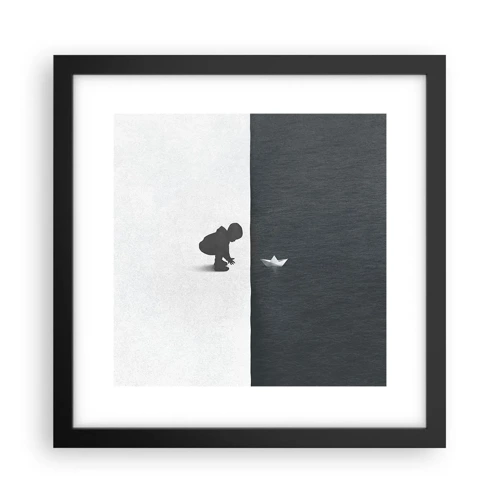 Poster in black frame - Big Voyage - 30x30 cm