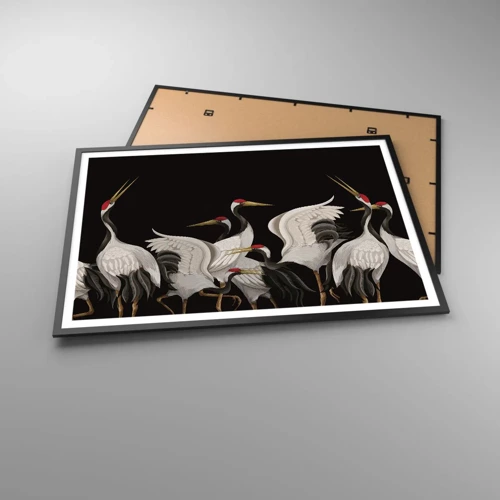 Poster in black frame - Bird Affairs - 100x70 cm