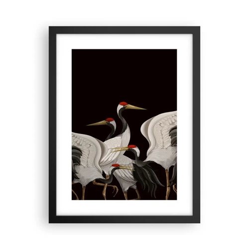 Poster in black frame - Bird Affairs - 30x40 cm