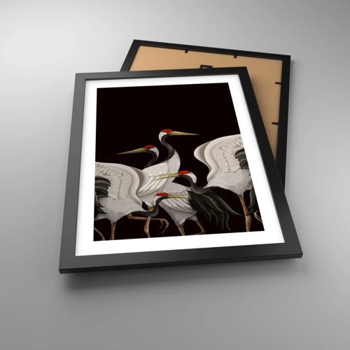 Poster in black frame - Bird Affairs - 30x40 cm