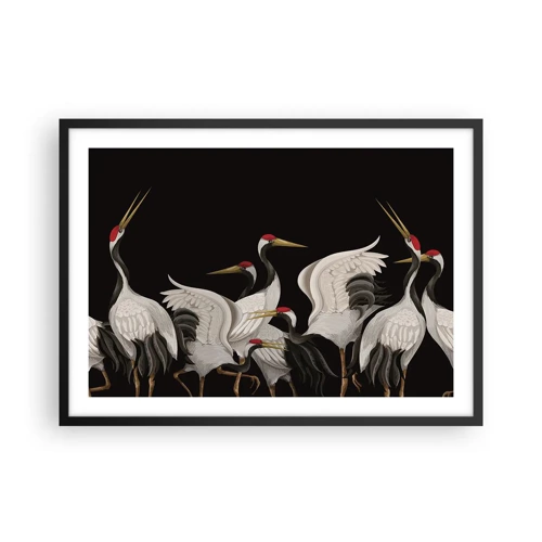 Poster in black frame - Bird Affairs - 70x50 cm