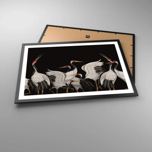 Poster in black frame - Bird Affairs - 70x50 cm