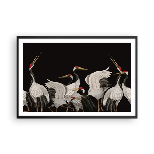 Poster in black frame - Bird Affairs - 91x61 cm