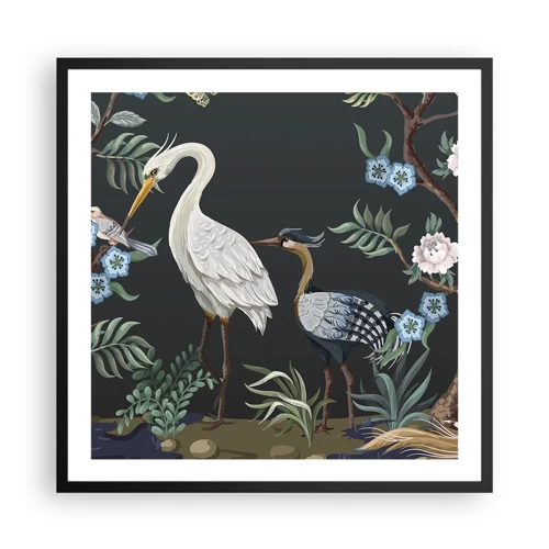 Poster in black frame - Bird Truth - 60x60 cm