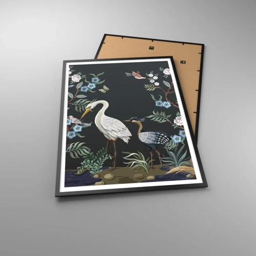 Poster in black frame - Bird Truth - 70x100 cm