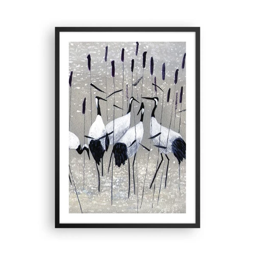 Poster in black frame - Birds of Feather - 50x70 cm