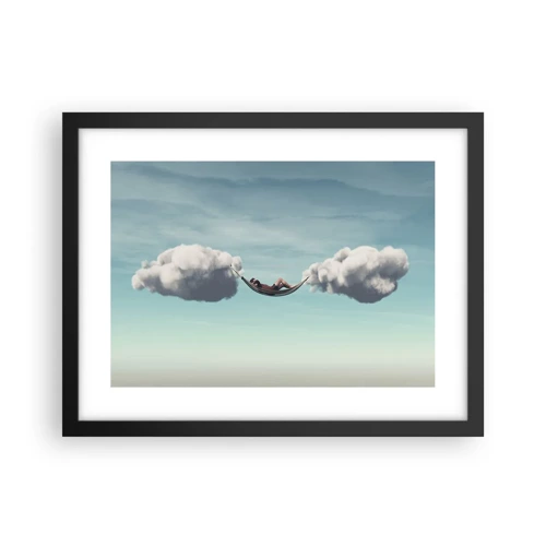 Poster in black frame - Blissful Moment - 40x30 cm