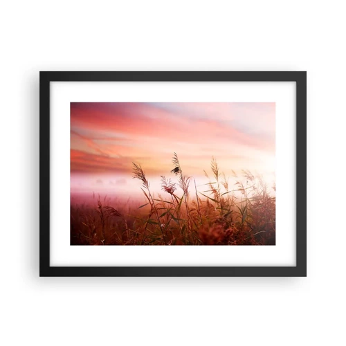 Poster in black frame - Blowing in the Wind - 40x30 cm