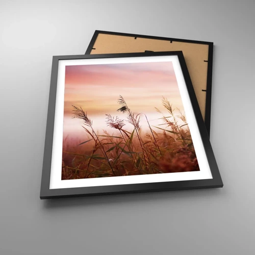 Poster in black frame - Blowing in the Wind - 40x50 cm