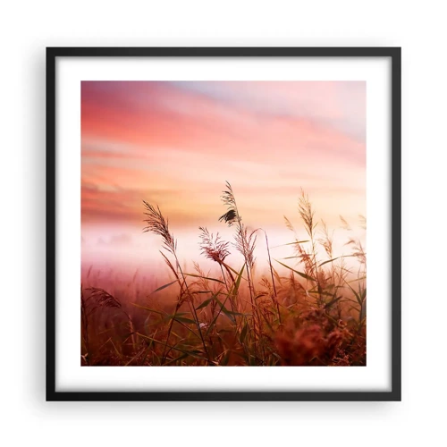 Poster in black frame - Blowing in the Wind - 50x50 cm