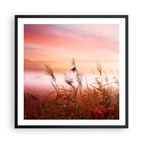 Poster in black frame - Blowing in the Wind - 60x60 cm