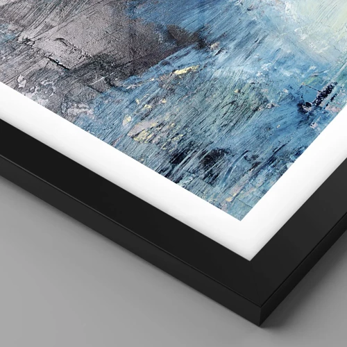 Poster in black frame - Blue Rhapsody - 70x50 cm