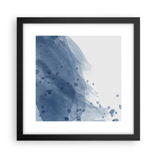 Poster in black frame - Blue Tulle - 30x30 cm