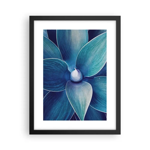 Poster in black frame - Blue from the Sky - 30x40 cm