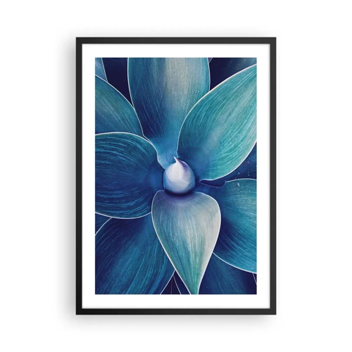 Poster in black frame - Blue from the Sky - 50x70 cm