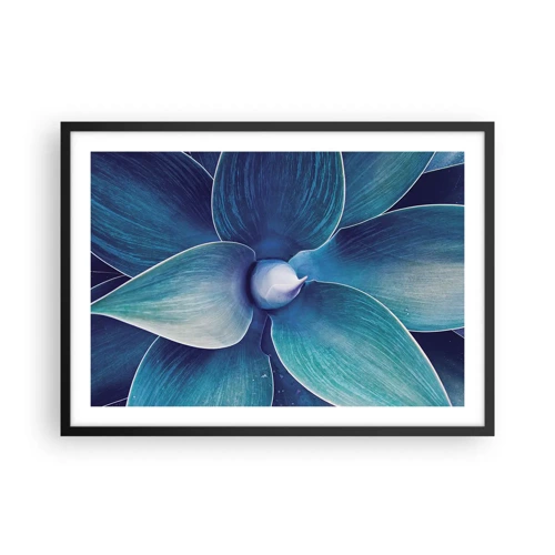 Poster in black frame - Blue from the Sky - 70x50 cm
