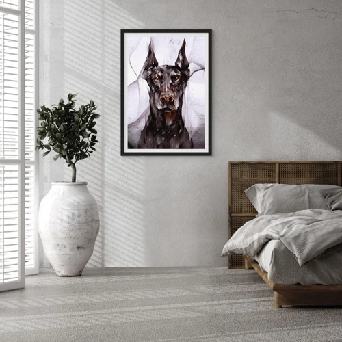 Poster in black frame - Born to Nobility - 50x70 cm