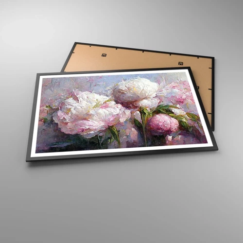 Poster in black frame - Bouquet Bubbling with Life - 91x61 cm